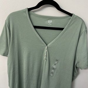 Sage green fitted tee